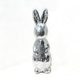 thumbnail image 2 of Mosaic Glass Easter Bunny Hanging Ornament, Silver Foam Rabbit Decoration for Home Tabletop Decor, Party Supplies and Easter Gift, 2 of 7