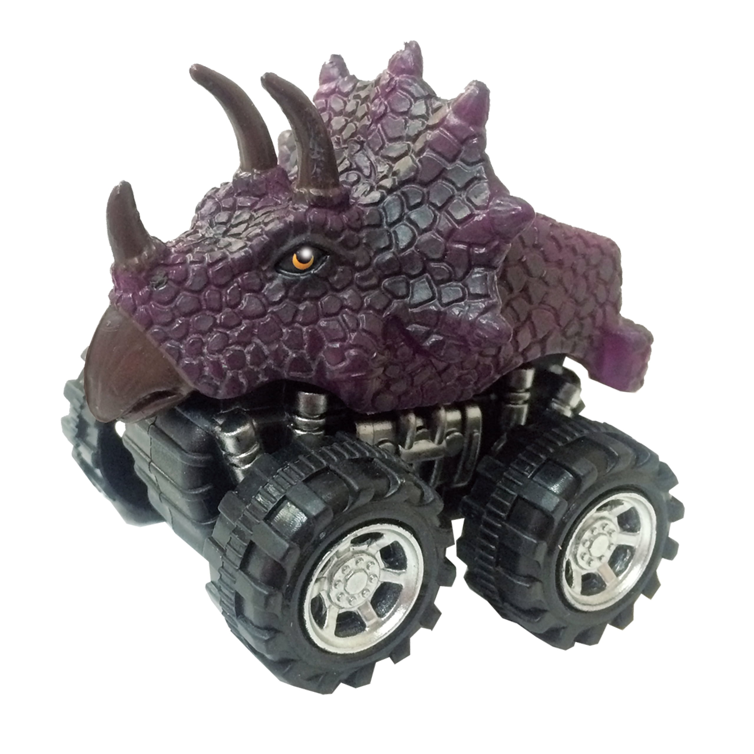 Dinosaur Toy Triceratops Truck with Pull Back Cars and Figures Storage –  Dinolize