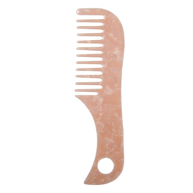 Unique Bargains Wide Tooth Comb Acetate Wide Comb for Curly Hair Thick Hair Wet Hair Pink