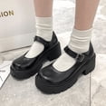 thumbnail image 1 of Zapatos Lolita mujeres japonesas Mary Jane zapatos mujeres Vintage niñas estudiantes JK uniforme zapatos de plataforma de tacón alto Cosplay de talla grande Tan Jianjun unisex, 1 of 2