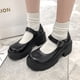 thumbnail image 1 of Zapatos Lolita mujeres japonesas Mary Jane zapatos mujeres Vintage niñas estudiantes JK uniforme zapatos de plataforma de tacón alto Cosplay de talla grande Tan Jianjun  unisex, 1 of 2