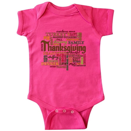 

Inktastic Thanksgiving Word Salad Gift Baby Boy or Baby Girl Bodysuit