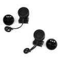 thumbnail image 3 of Unique Bargains 1Pair 380W 102dB 38mm Dia Black Plastic Housing Dome Tweeter Speaker 102dB for Auto, 3 of 4