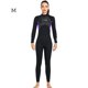 thumbnail image 4 of Soidarity Traje de buceo de 3mm, Material de nailon, buena elasticidad, traje de baño de una pieza de estilo de manga larga, traje de neopreno con ribete Deportes acuáticos Mujer Morado Oscuro METRO Soidarity OD020682-21, 4 of 6