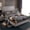 Grey Black, variant on Homewish Western Boho Aztec Twin Sheet Sets for Men, Rustic Mandala Hippie Twin Fitted Sheet, Grey Black Abstract Flat Sheet, Super Cozy Room Decor, 3pcs
