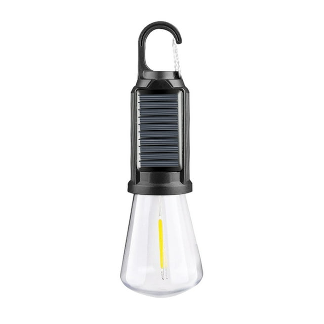 Solar Lights Outdoor, Tents for Camping LED USB Rechargeable Lantern with Clip Hook for Hanging and Emergency