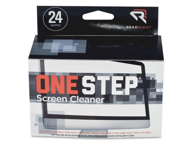 Read Right RR1209 OneStep Screen Cleaner 5 x 5 24/Box