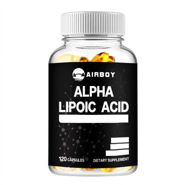 Ácido alfa lipoico 600 mg: para la salud del cerebro y el corazón, relaja el sistema nervioso - 120 s