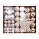 thumbnail image 1 of Adornos navideños de bolas, adornos navideños, regalo ideal y práctico, para de , decoraciones para árboles de para festivales de Blanco champán intenso, 1 of 8