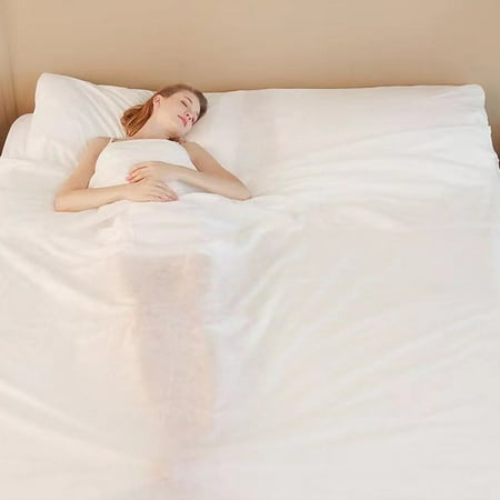 Disposable Sleeping Bags Disposable Double Sleeping Bags for Hotels and Travel Portable Disposable Sleeping Bags -To-Use Disposable Bedding