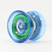 YOYOFORMULA D6 Yo-Yo - Polycarbonate Responsive YoYo (Translucent Blue with Green Cap)