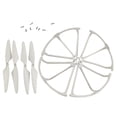 thumbnail image 3 of Milaget Propeller and Guard Protector for H502S H502E H502T H507A white, 3 of 8