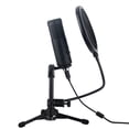 thumbnail image 4 of Yeacher Microphone Knob Panel Mic Gain Adjustment with Acoustic Filter Tripod Stand for Computer Game Voice, 4 of 7