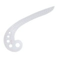 thumbnail image 4 of Khall Sewing Tool Curve Ruler,Comma Ruler,Comma Ruler Multifunctional Grading Ruler 6‑Word Cutting Tool Curved Ruler For Making Clothes, 4 of 8