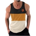 thumbnail image 1 of Gilet Sans Manches Décontracté pour Hommes en Polyester Imprimé Chandail Col Rond 1 Pce, 1 of 7