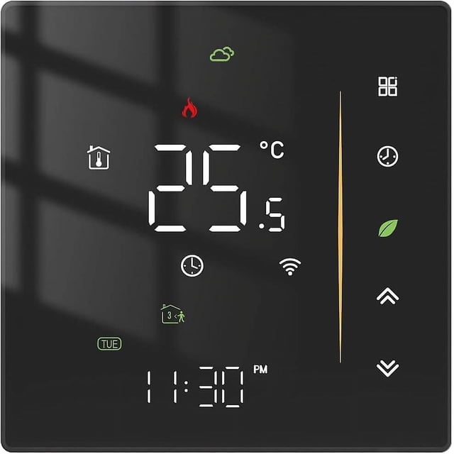 Termostato inteligente wifi YONGSHENG para caldera de gas control remoto 2,4 GHz 5A