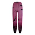 thumbnail image 4 of Women's Casual Fashion Halloween Print Casual Drawstring Elasticated Waist Drawstring Pants, 4 of 4