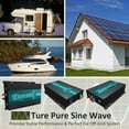 thumbnail image 2 of Pure Sine Wave Inverter 3000W 24V DC to AC Solar Panel Inverter Power Bank Generator Converter 12V/36V/48V ,Safety, 2 of 7