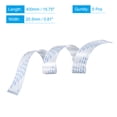thumbnail image 2 of Uxcell 15.75'' 40 Pins FFC FPC Flat Flexible Cable (A Type) for LCD Laptop Plastic White  5pcs, 2 of 5