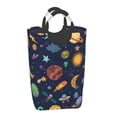 thumbnail image 2 of XMXT Collapsible Laundry Basket Hamper, Fantastic Cartoon Universe Large Laundry Bag Clothes Hamper with Aluminum Handle, 50L, 2 of 7