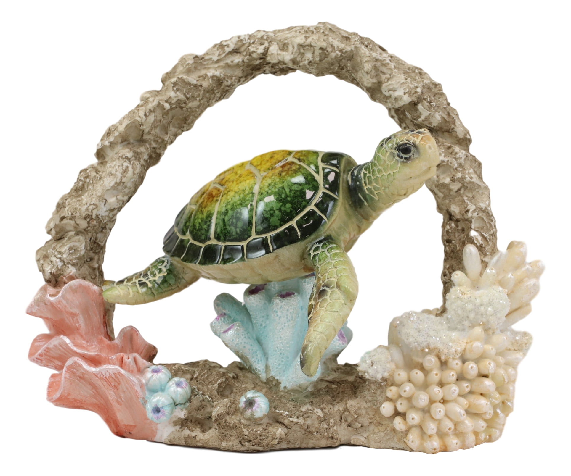 large outdoor sea turtle statue