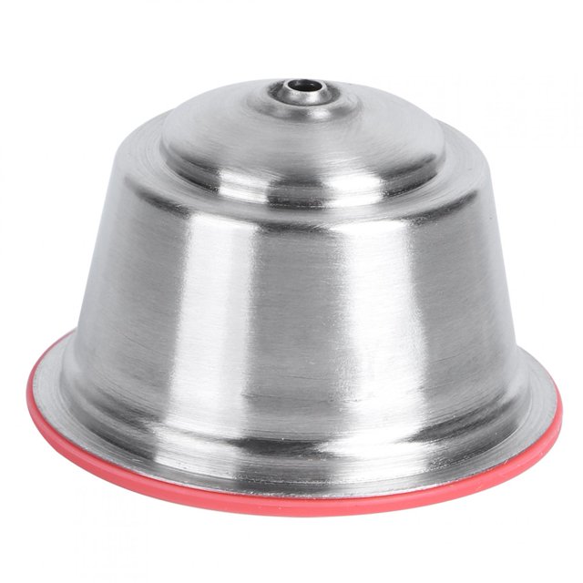 Taza de cápsula de café recargable reutilizable de acero inoxidable apta para cafetera Dolce Gusto compatible con el juego de cápsulas de café Nestle Dolce Gusto(2#) EOTVIA No