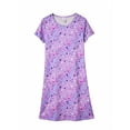 thumbnail image 2 of DAKIMOE Nightgowns for Women Soft Short Sleeve Night Shirts Womens Print Sleep Shirts Loose Comfy Pajamas Sleepwear, 2 of 7