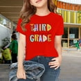 thumbnail image 2 of KAUOD Girls First Day of Second Grade Shirt Boys Back to School Clothes Kids Classic Short Sleeve Crewneck T-Shirt Tops, 2 of 7