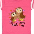 thumbnail image 4 of Inktastic My Oma Loves Me- Cute Owl Family Boys or Girls Baby Bodysuit, 4 of 5
