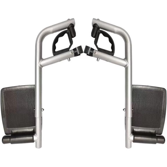 Wheelchair Footrests, Wheelchair Swing Away Legrests Footplates ; Heel Loops,Wheelchair Replace Parts,for Standard wheelchairs