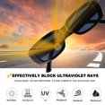 thumbnail image 4 of 1 pieza de gafas de sol cuadradas de moda, gafas de sol unisex, regalo de viaje, 4 of 8