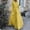 Yellow, variant on WJHWSX Casual Dresses for Women,Fall Dresses for Women 2025,Womens Dresses,Long Sleeve,V Neck,Breathable,Solid,M(US:6)