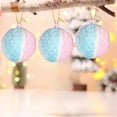 thumbnail image 4 of Bfogop Christmas Colorful Furry Hanging Pastel Candy Christmas Ball Hanging Ornaments, Macaron Color Fluff Foam Ball Ornaments for Xmas Tree New Year Home Birthday Party Decoration, 4 of 7