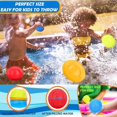 thumbnail image 2 of Paquete de 12 globos de agua reutilizables, bombas de agua para piscinas, bolas de llenado rápido recargables autosellantes para niños, adultos, juegos acuáticos al aire libre, juegos de lucha acuática. ER, 2 of 5