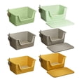 thumbnail image 5 of Large Opening Styles Cats Litters Box for Kittens AntiSplash Deeply Body Low Entry Easy to Clean PP Materials Ventilated OdorFree, 5 of 9