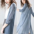 thumbnail image 2 of Ropa de protección solar para mujer, cárdigan largo, suéter de punto, abrigo, chaqueta, chal, prendas de vestir exteriores, primavera y verano, nuevo, 2 of 3