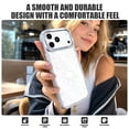 thumbnail image 6 of Bling Diamond Phone Case for Apple iPhone 17, Sparkly Glitter Diamond Phone Cover, Shockproof Anti-Fingerprint Protective Case, Clear Shiny Durable Soft Phone Case for Women Girls, 6 of 7