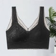 thumbnail image 5 of Lace Bra for Women Unpadded Unlined Wireless Bra V Neck Everyday Lingerie Bralettes, 5 of 5