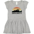 thumbnail image 3 of Inktastic Corpus Christi Texas Skyline Retro Girls Toddler Dress, 3 of 5