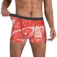thumbnail image 2 of Kdxio Men's Boxer Briefs with Beef Steaks Print - Comfortable and Breathable Underwear for Everyday Wear, 2 of 7