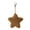 Khaki, variant on Handmade Plush Five-pointed Star Charm Keychain Car Keyring Ornament Keys Holder