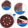 thumbnail image 5 of SHAR 40pcs Disque de Sable pour le Ponçage/polissage/ébavurage (8 Trous), 5 of 5