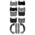 thumbnail image 1 of Transit Auto Front Rear Ceramic Brake Pads and Parking Shoes Kit for Car Kia Stinger Genesis G70 with Electric KCN-100834, 1 of 11