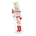 thumbnail image 4 of Cascanueces de madera de 9,84'' de alto, adorno decorativo para Navidad. Blanco, 4 of 9
