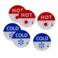 thumbnail image 4 of jifeng 6x Hot and Cold Signs for Faucets Hot Cold Labels for Sink Restaurant Faucets, 4 of 9