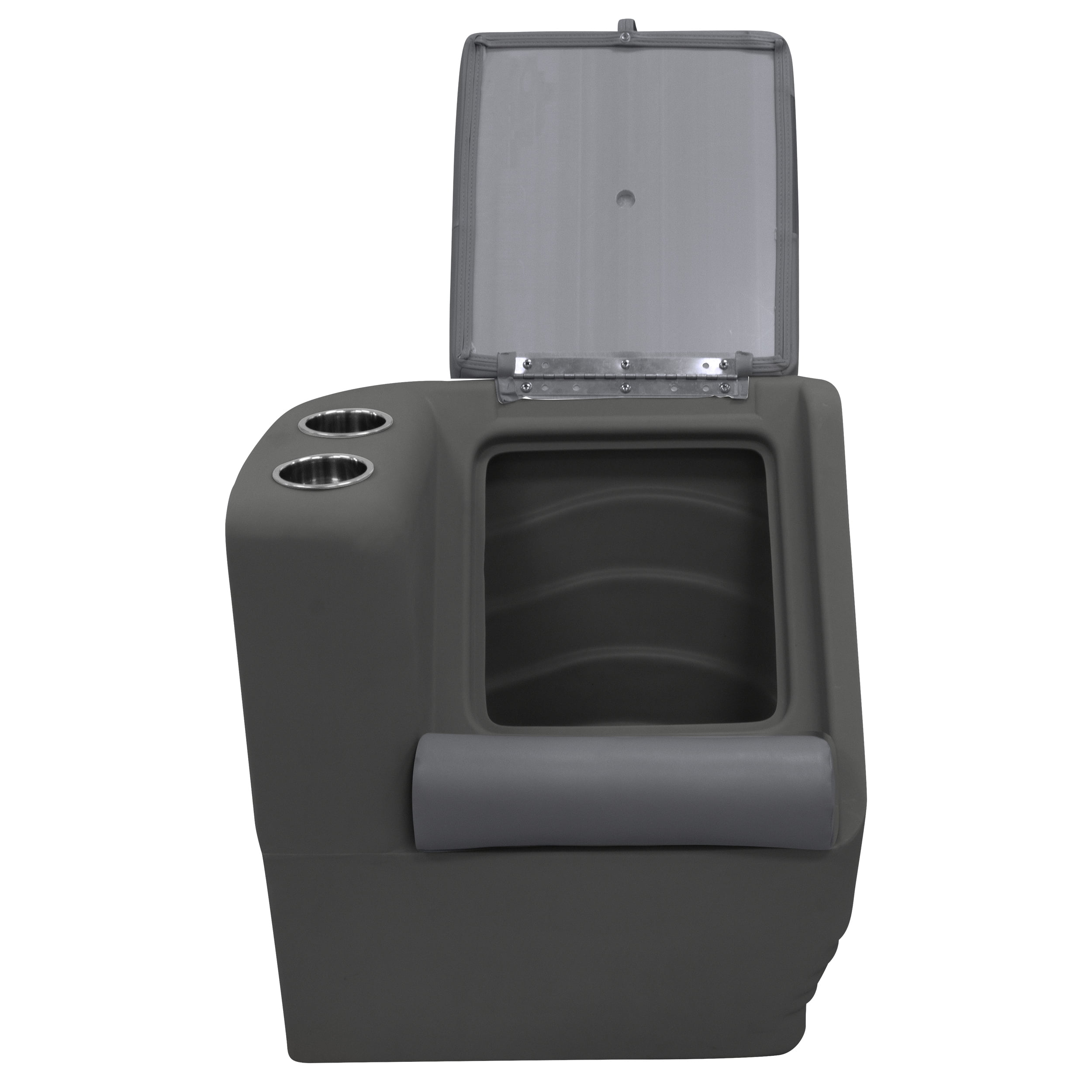 Wise BM13006L-1890 Premier Series Pontoon Lean Back Recliner - Left Radius, Slate / Dark Neutral