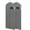 Gray, variant on Kimmama Dress Bags for Gowns Long, 65'' Long Dress Clear Garment Bag
