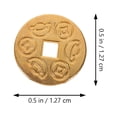 thumbnail image 3 of Minkissy Micro Ornament Miniature Copper Money Golden Plastic 1 Set for Home Decoration, 3 of 4