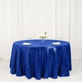 thumbnail image 5 of Efavormart 120" Wholesale Premium Royal Blue Table Cover Sparkly SEQUIN Round Tablecloth For Wedding Banquet Party Home Decor, 5 of 11