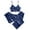 Blue, variant on Pajamas For Women Ladies Fashion Suspender Nightdress Imitation Silk Sexy Home Clothes Summer Leisure Pajamas 3 Piece Set Sleepwear